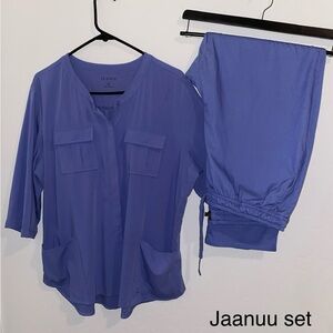 Jaanuu Blue Scrub Set